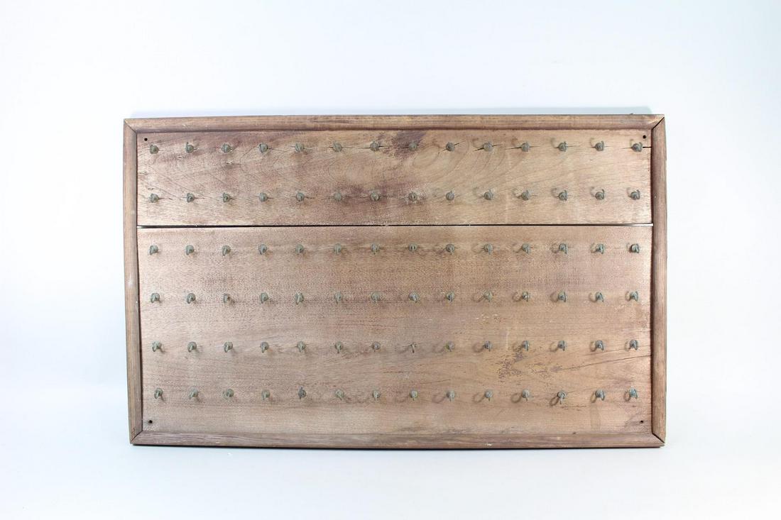 Large Industrial Wooden Key Rack with 84 Hooks, Display (1 of 9)