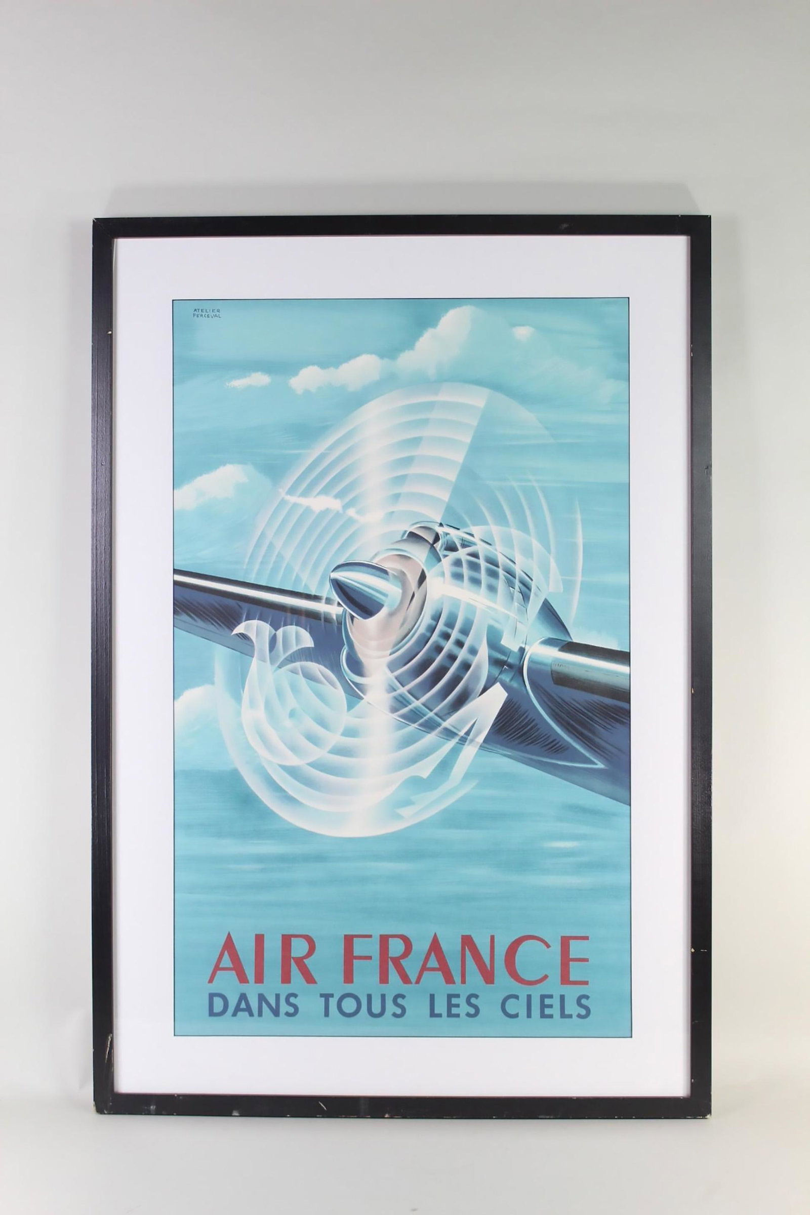 Air France Perceval Dans Tous Les Ciels Airplane Poster (1 of 11)