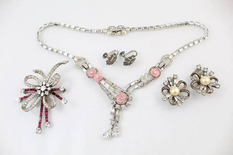 Piece Designer Costume Jewelry Lot, Mazer