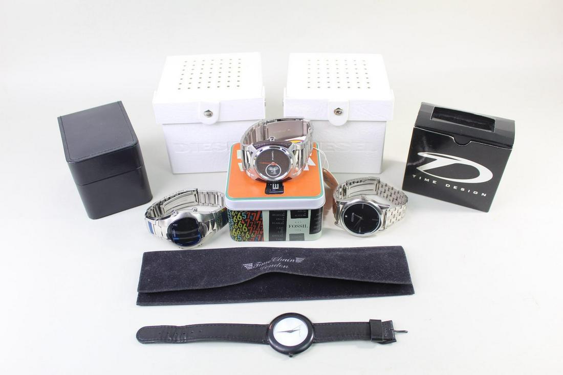 Lot of 10 Fashion Watches,Diesel,Fossil,Geneva,Time Age (1 of 16)