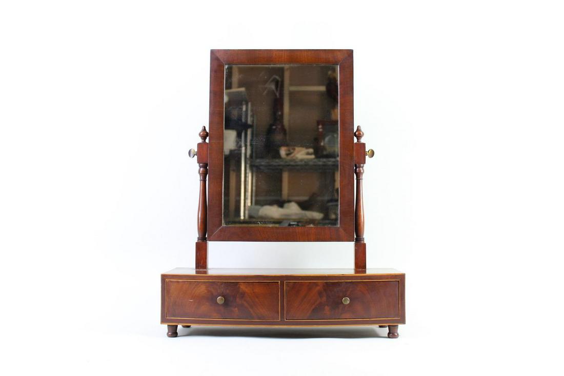 Federal Style Tabletop Vanity Standing Shaving Mirror (1 of 17)