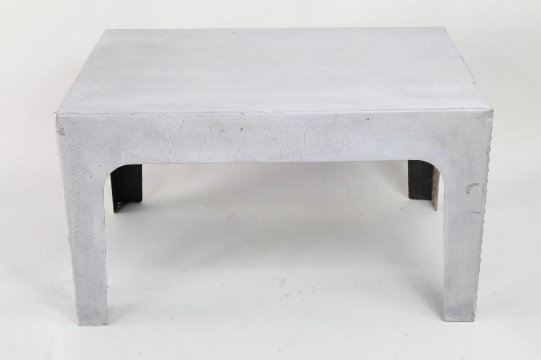 Painted Industrial Riveted Water Tank Coffee Table (1 of 9)