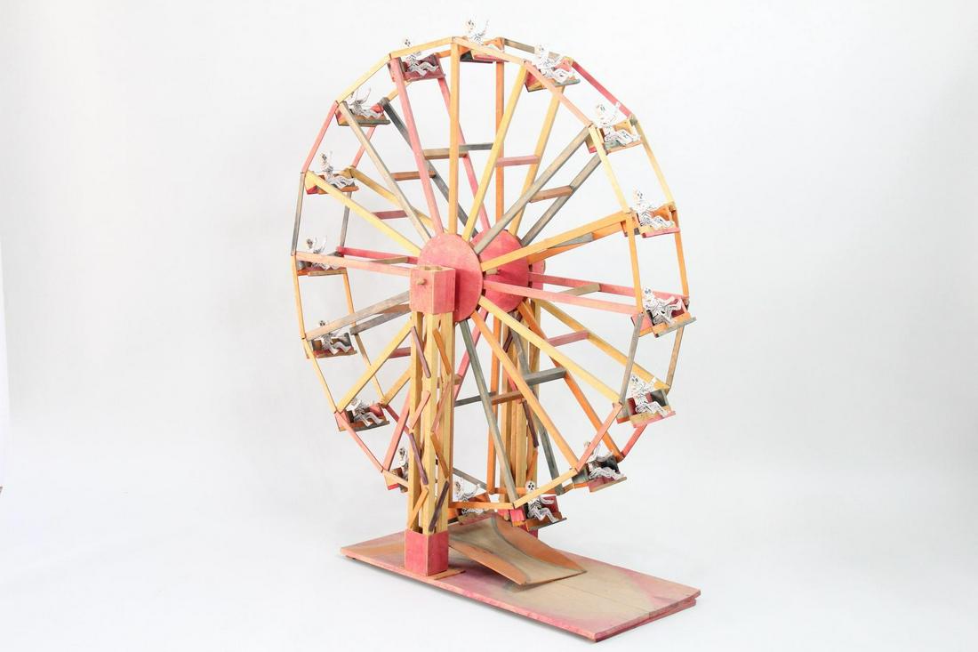 Lrg 4ft+ Mexican Folk Art Day of The Dead Ferris Wheel (1 of 14)