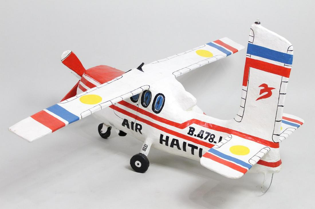 Lionel Simonis Haitian Folk Art Papier Mache Airplane (1 of 15)