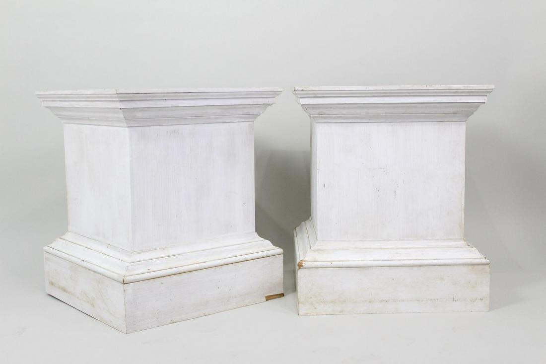 Pair Column Pedestal Display Plant Stands,Side Tables (1 of 10)