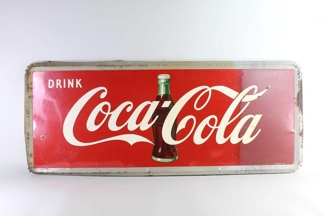Drink Coca Cola Tin Advertising Sign,Robertson 55 (1 of 16)