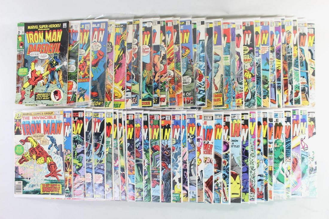 Lot 71 Iron Man Comics 1st Ed. 128 Diamond 1970-1982 (1 of 17)