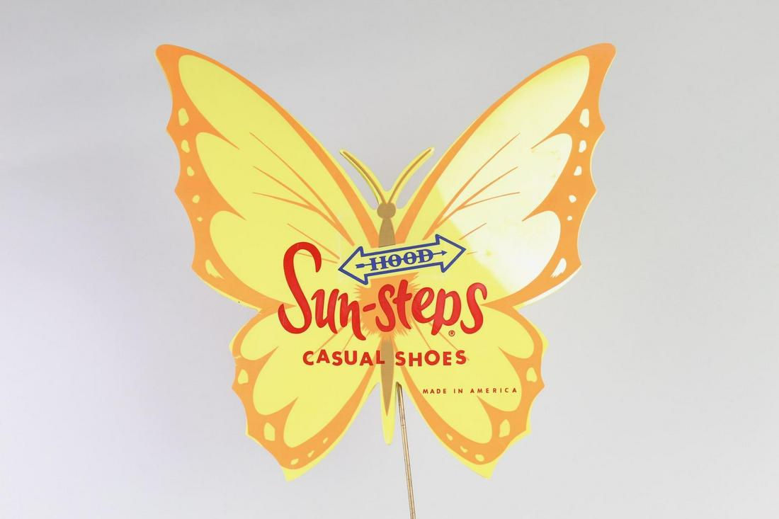 Mid Century Modern Butterfly Shoe Display Rack 1960 (1 of 11)