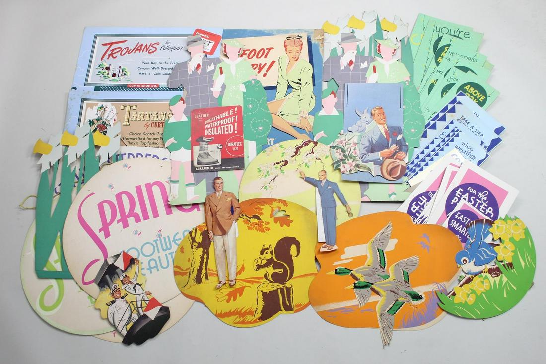 52 Shoe Fashion Store Advertisement Display Signs,1950s (1 of 17)