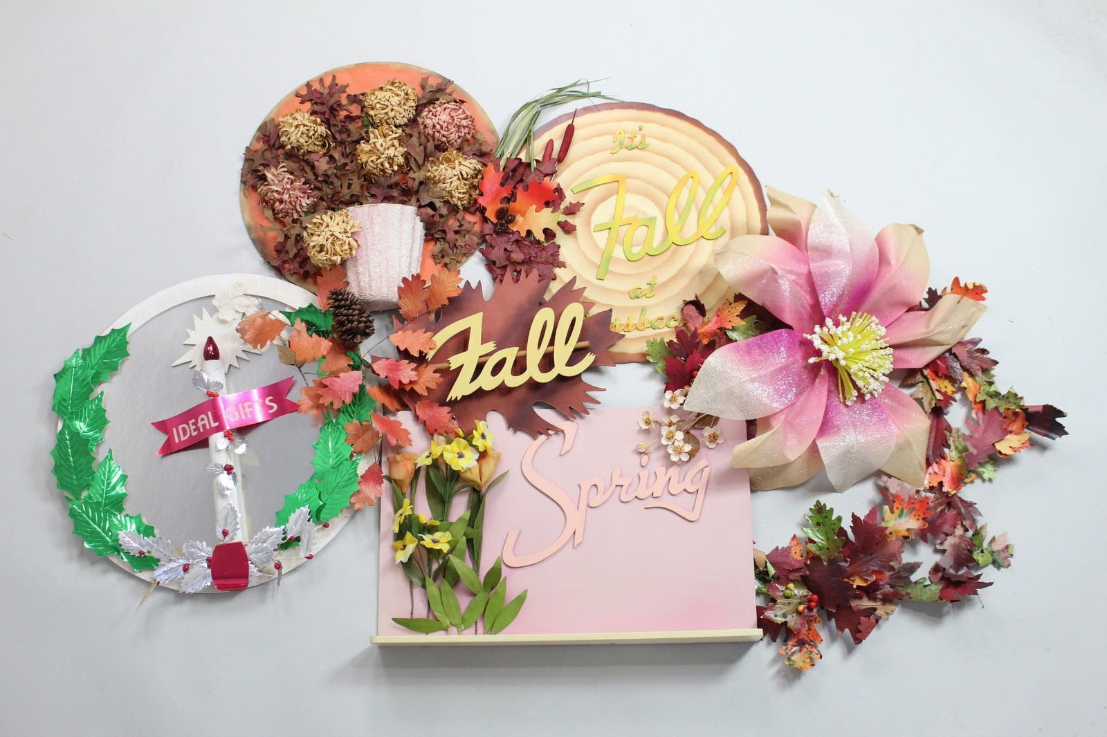 Lot Rossbach Seasonal Store Display Advertisement Signs (1 of 16)