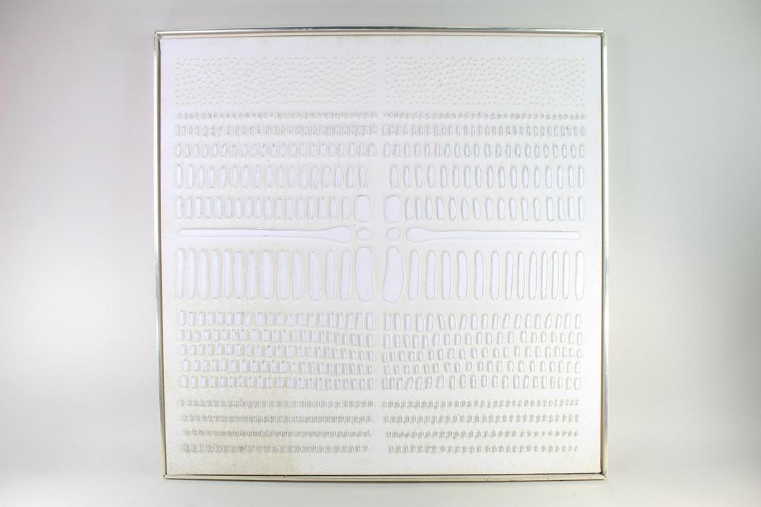 Modern Minimalist Paul E Maxwell Stencil Cast Painting (1 of 12)