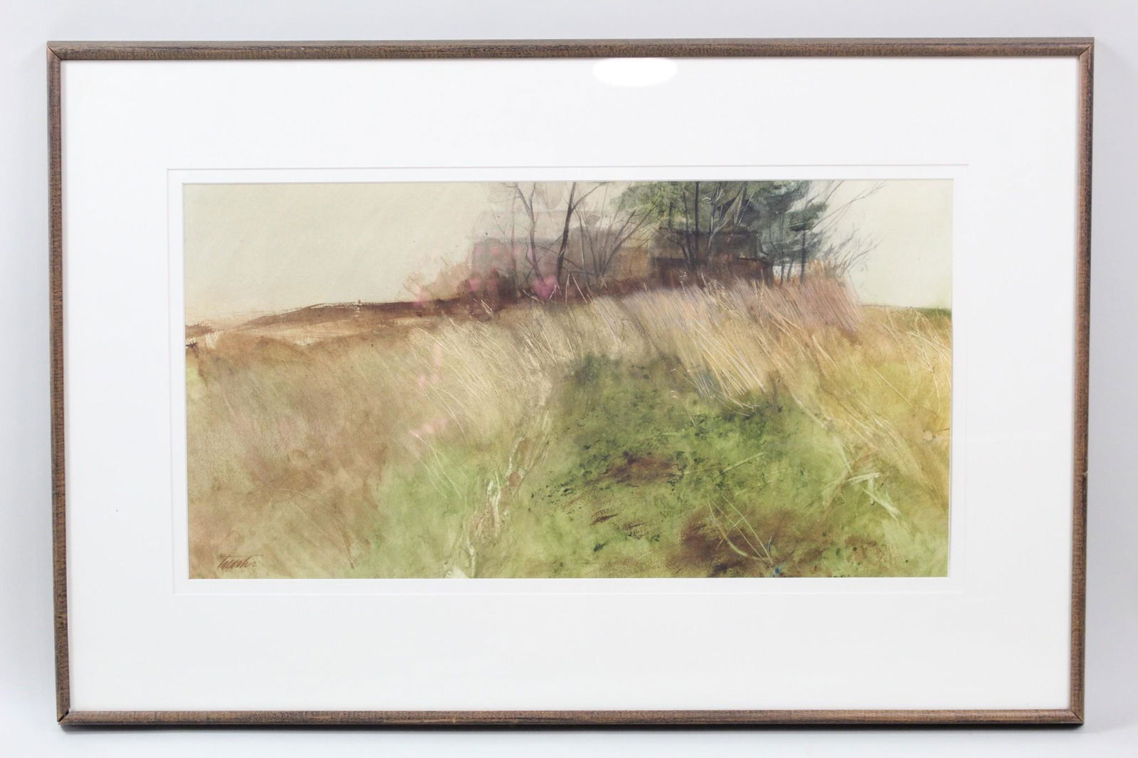 Mid Century Modern Painting R.Treaster March Landscape (1 of 13)