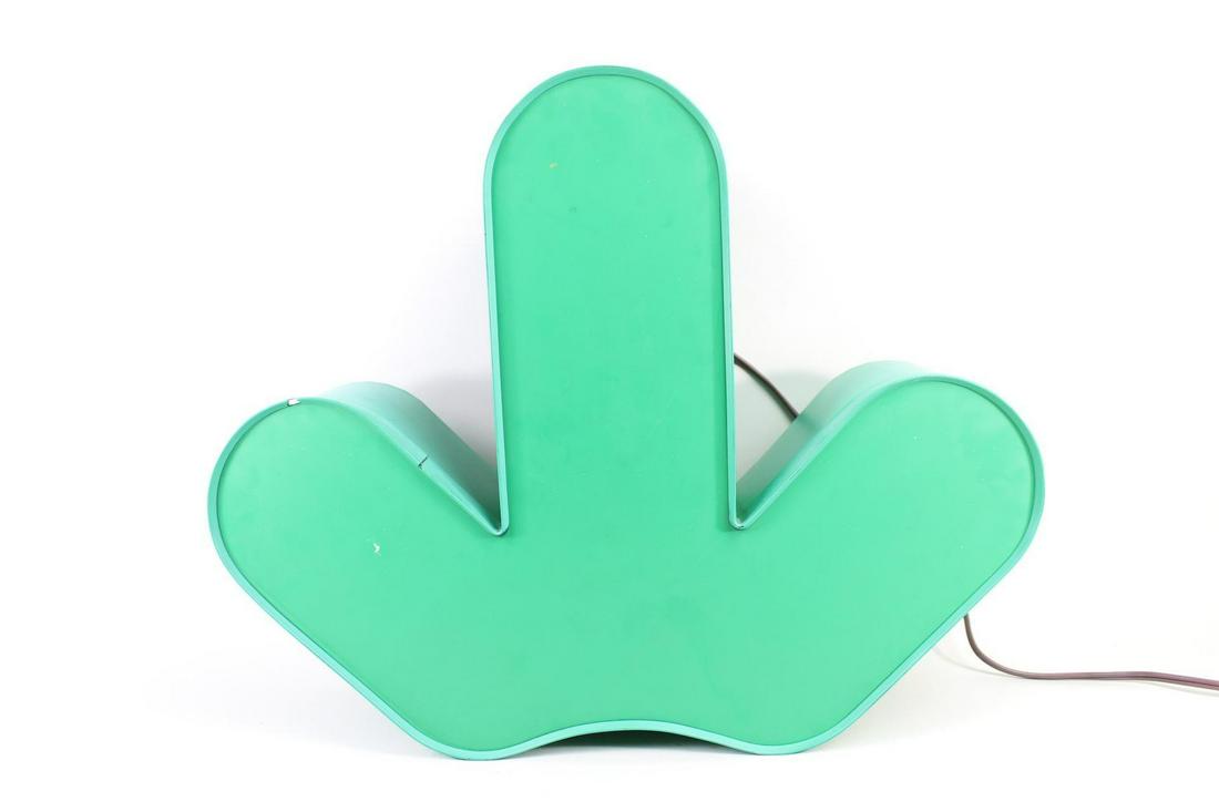 Modern Contemporary Green Metal Desert Cactus Lamp (1 of 12)