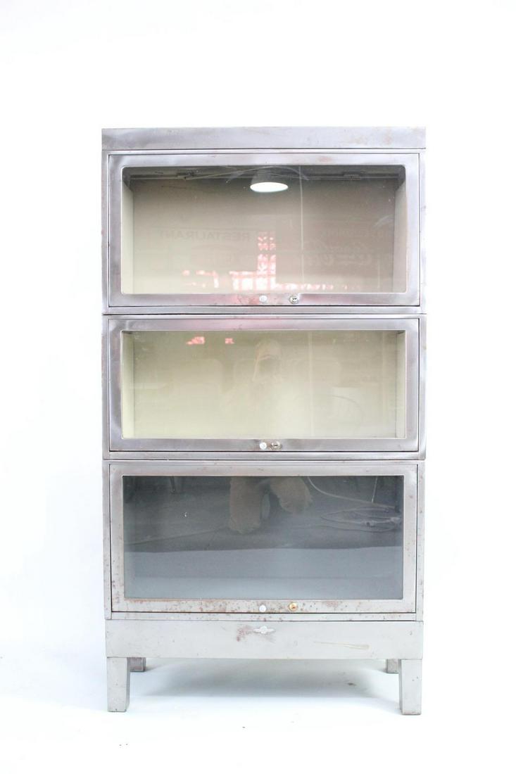 Mid-Century Modern Industrial Globe Wernicke Cabinet (1 of 16)