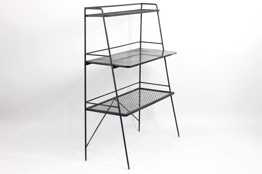 Mid Century Modern Wire & Iron Desk Shelf (1 of 9)