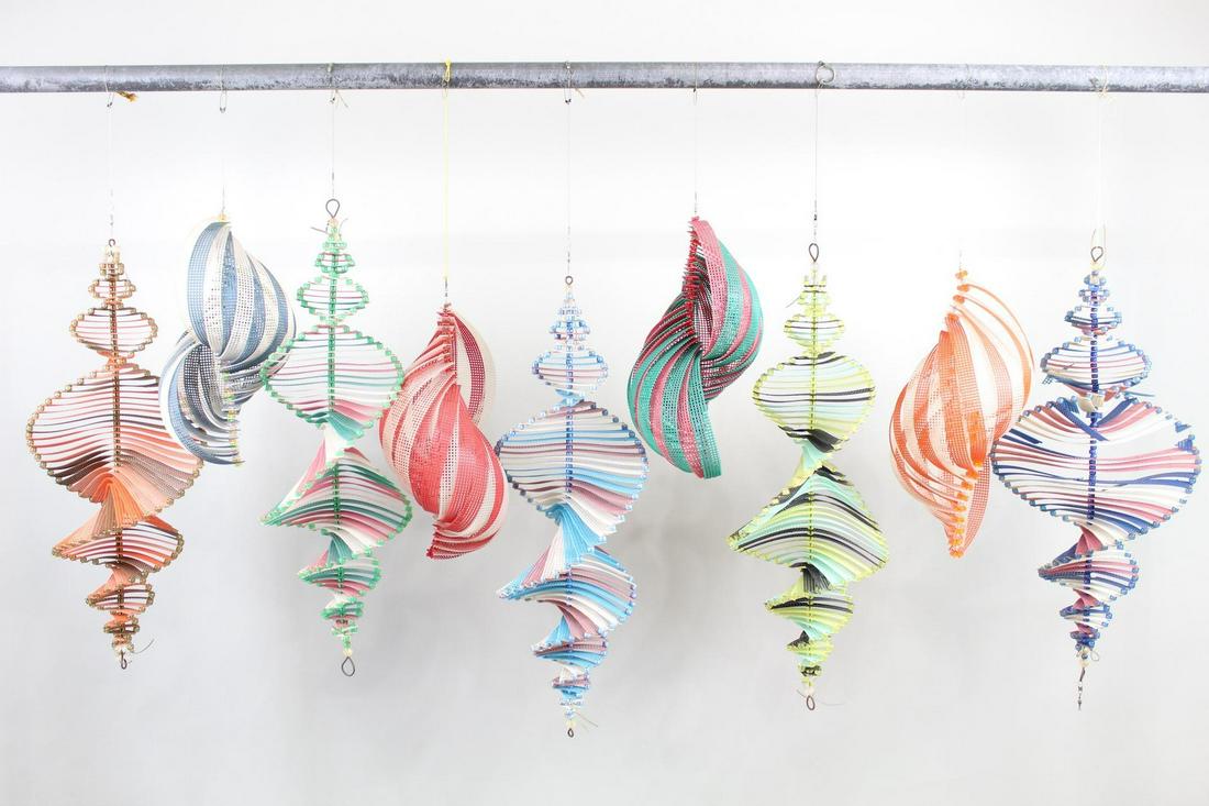 Lot of 9 Mid-Century Modern Handmade Whimsey Mobiles (1 of 19)