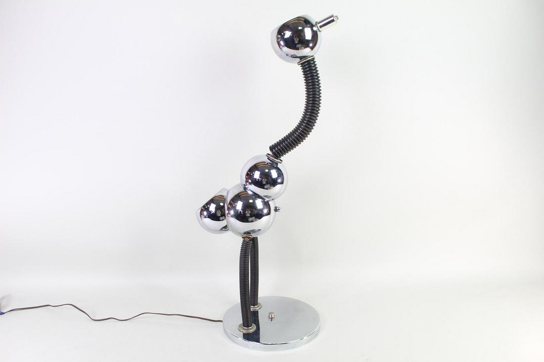 Atomic Torino Style Polished Chrome Robot Bird Lamp (1 of 12)