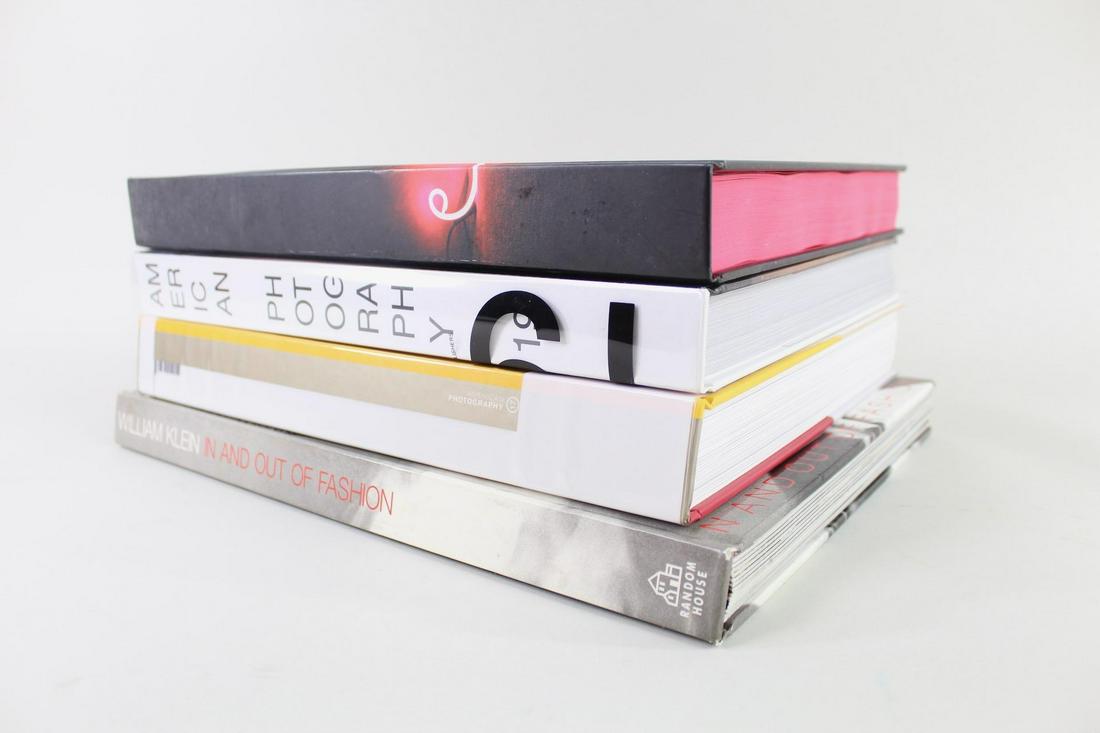4 Modern Photo Books,William Klein,American Photography: 4 Modern Photo Books,William Klein,American Photography. Fantasticlot includes a first American edition of William Klein's In and Out of Fashion (Random House 1994), and 3 volumes of American Photogra