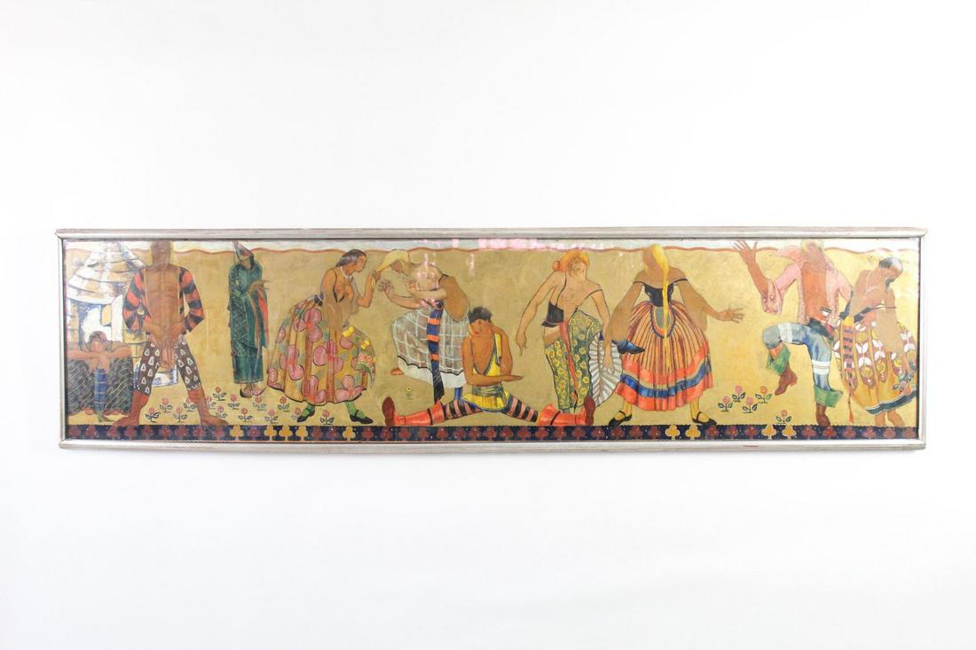 Salcia Bahnc Rites of Spring Modernist Figural Painting (1 of 20)