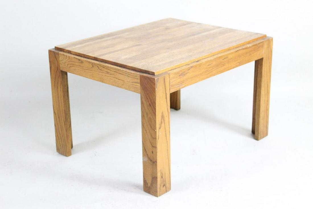 Modern Coffee or Side Table in Oak w/Joinery Details (1 of 10)