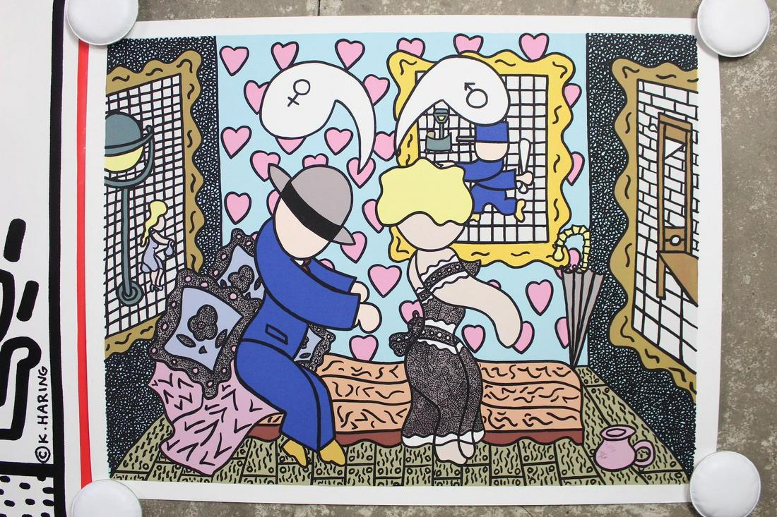 William Copley CPLY Man & Woman 1978 Screenprint 70/200 (1 of 5)