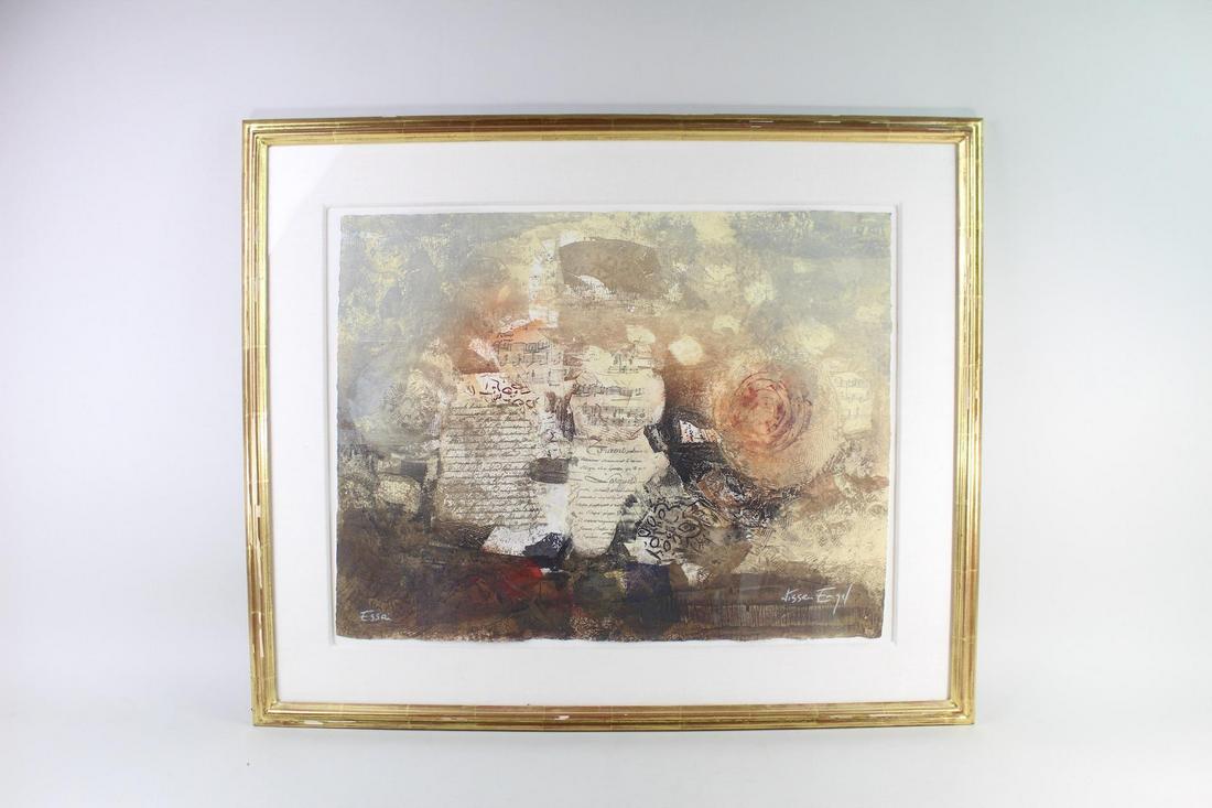 Nissan Engel Mixed Media Modern Essai Painting,Music (1 of 12)