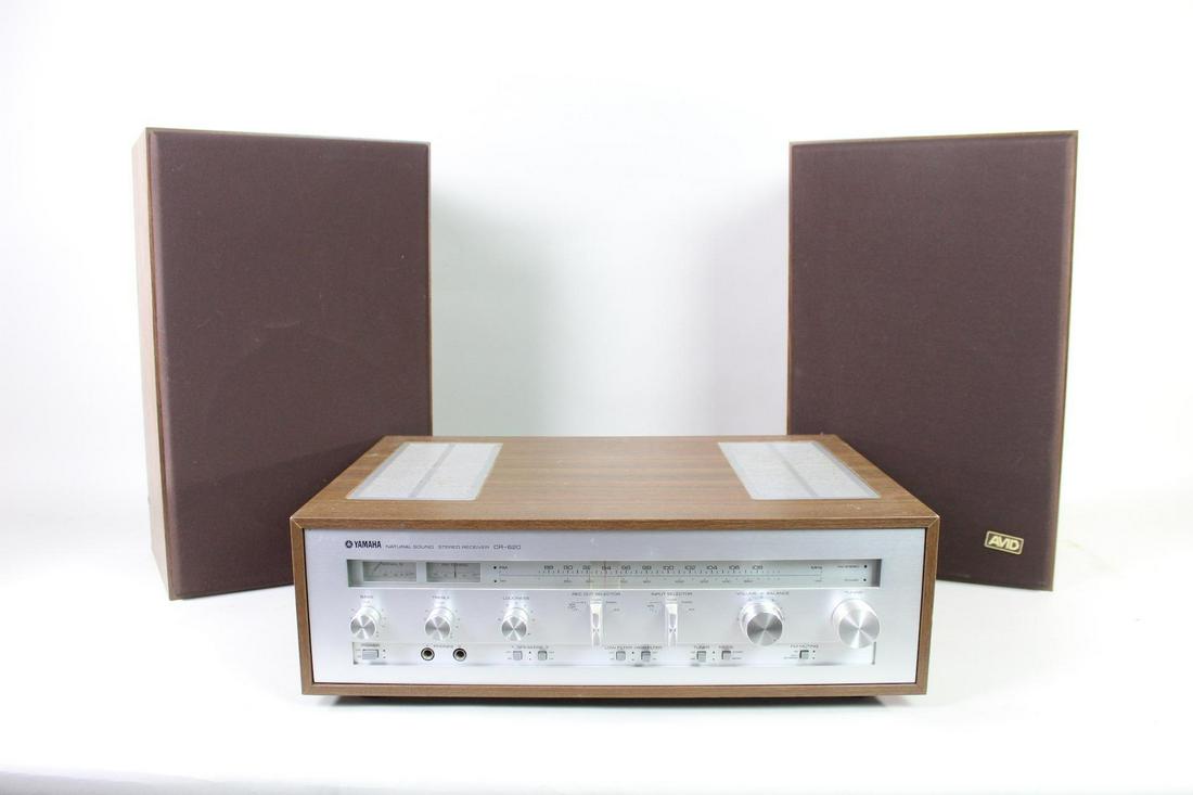 Yamaha Stereo Receiver CR-620 & 2 Avid 80A Speakers (1 of 15)