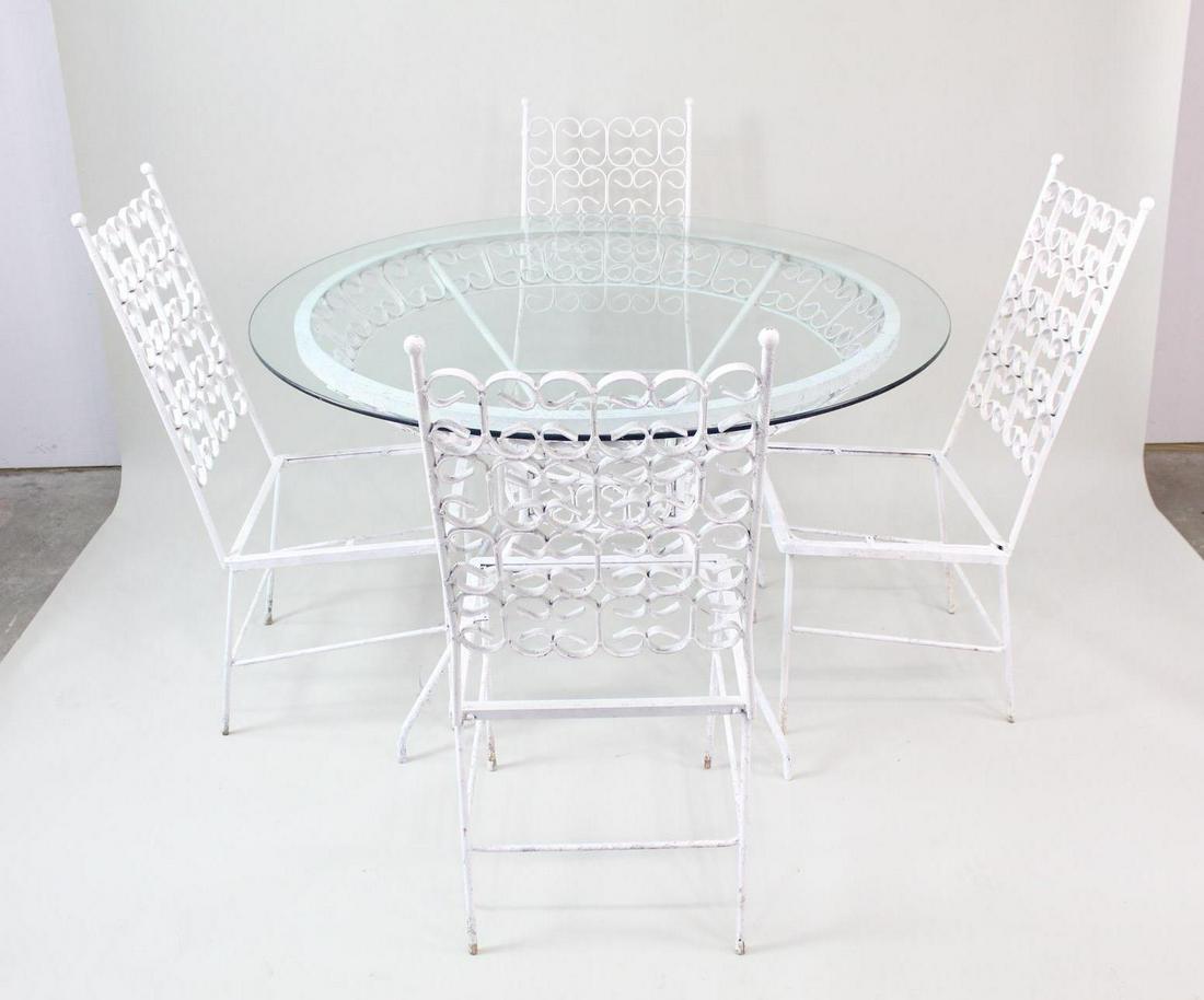 Mid-Century Modern Arthur Umanoff Patio Table & 4 Chair (1 of 10)