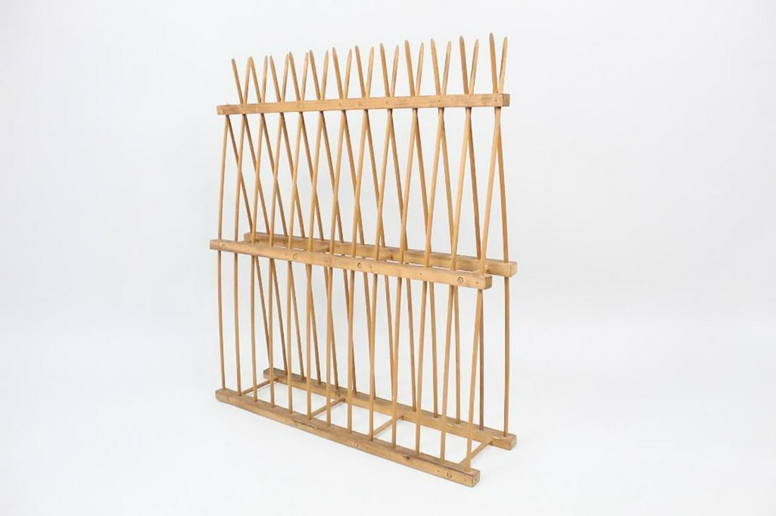 A-Frame Wooden Plate Country Kitchen Dish Drying Rack (1 of 10)