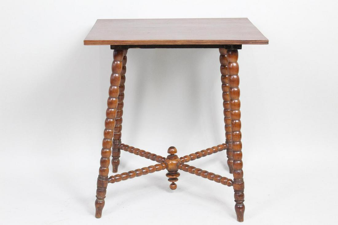 French Bobbin Turned Leg Occasional Side Table c.1870 (1 of 7)