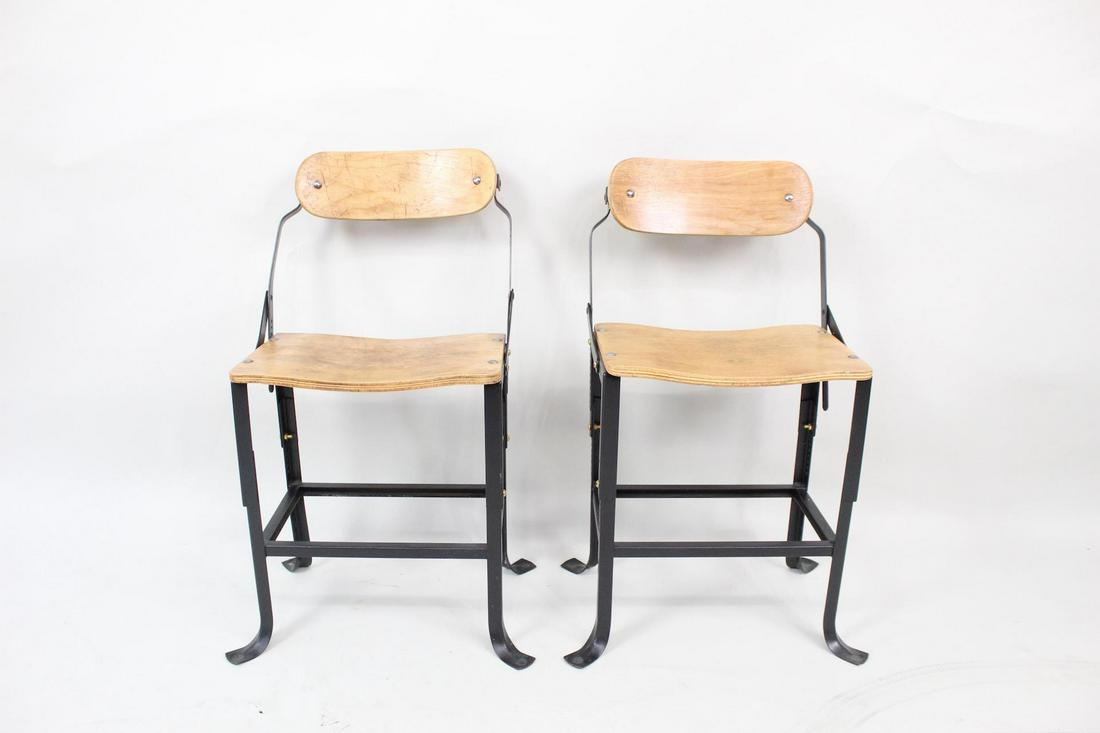1930s DO/MORE・INDASTORIAL CHAIR USA 1930's Do More Industrial Adjustable Task Chair