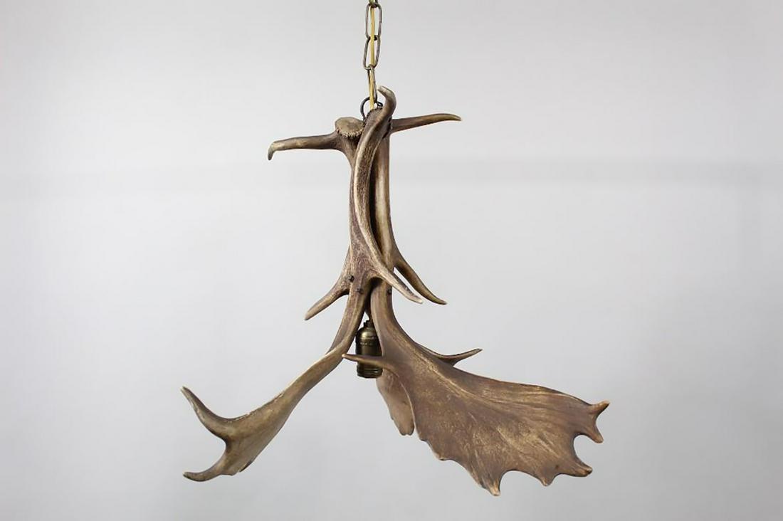 Fallow Deer Chandelier Ceiling Light,  Adirondack Lodge (1 of 9)