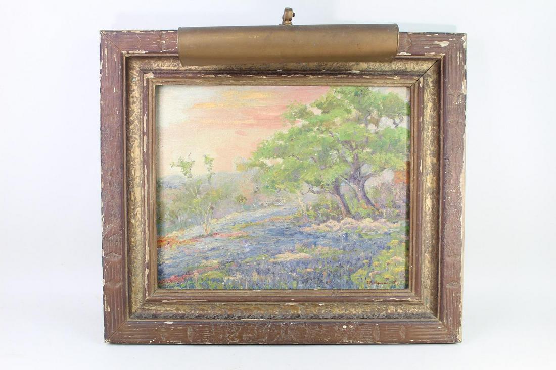 Antique Impressionist Oil Landscape Painting, Signed (1 of 16)