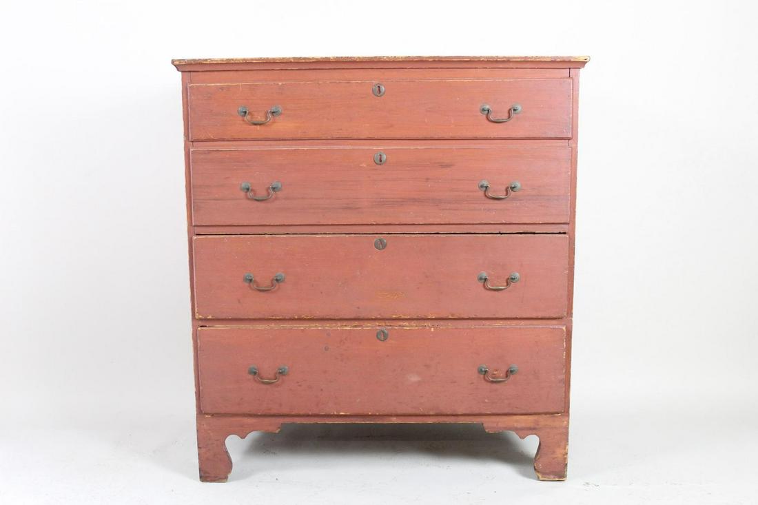19th C Primitive Mule Blanket Chest of Drawers,Dresser (1 of 16)
