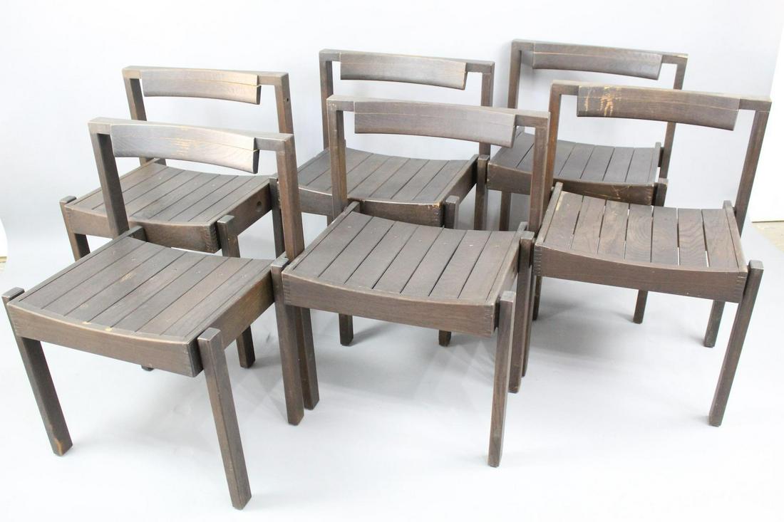 Set of 6 Gordon Russell Coventry Cathedral Chairs (1 of 11)
