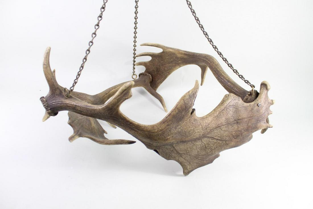 Fallow Deer Antler Horn Decorative Chandelier (1 of 10)