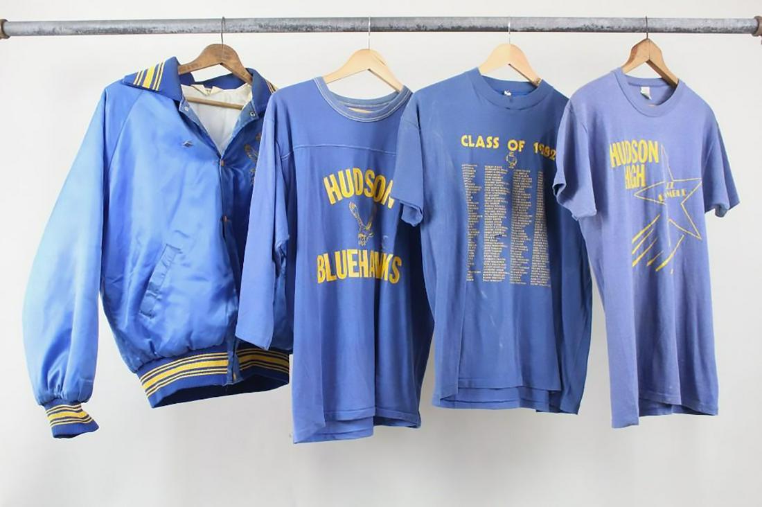 Lot of 4 Vintage Hudson NY High School Jacket & Shirts (1 of 20)
