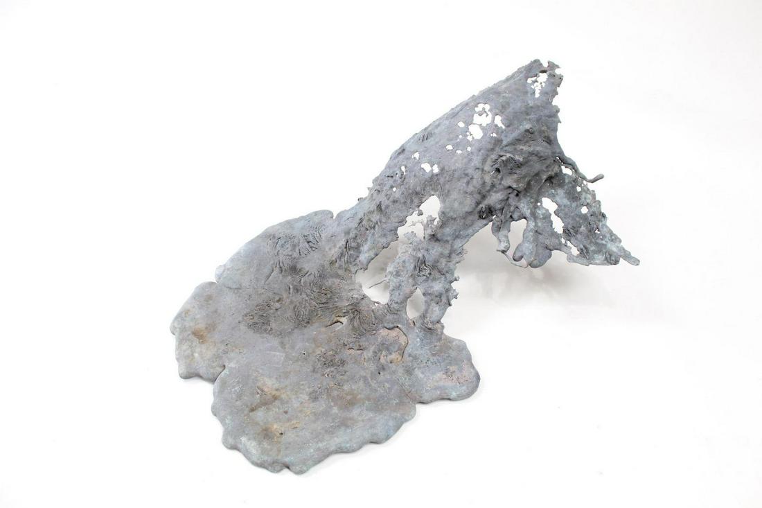 Brutalist Metal Slag Found Art Sculpture, Chemiakin, 12: Abstract Metal Splatter Found Art, Chemiakin 12 of 35 Mixed metals Weight: 26 lbs Dimensions are 23.5 in h x 14.5 in w x 8.75 in d. This metal slag piece was handpicked by artist Mihail Chemiakin (b.1