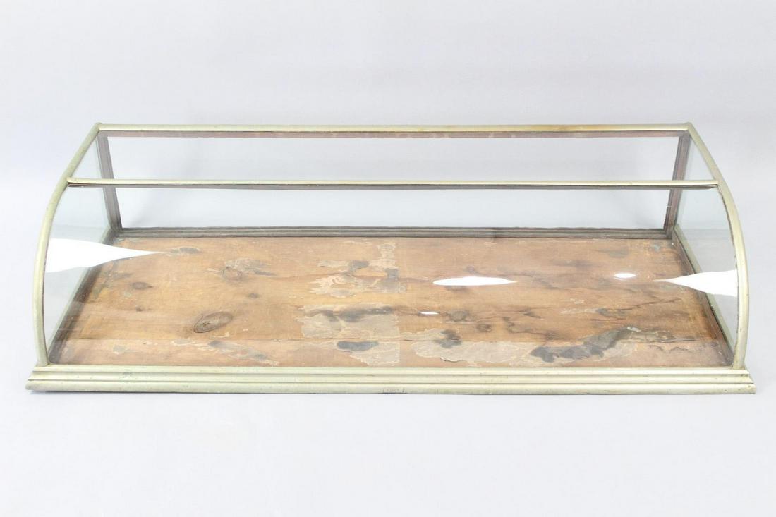 Curved Glass & Nickel Plated Store Display Showcase (1 of 12)