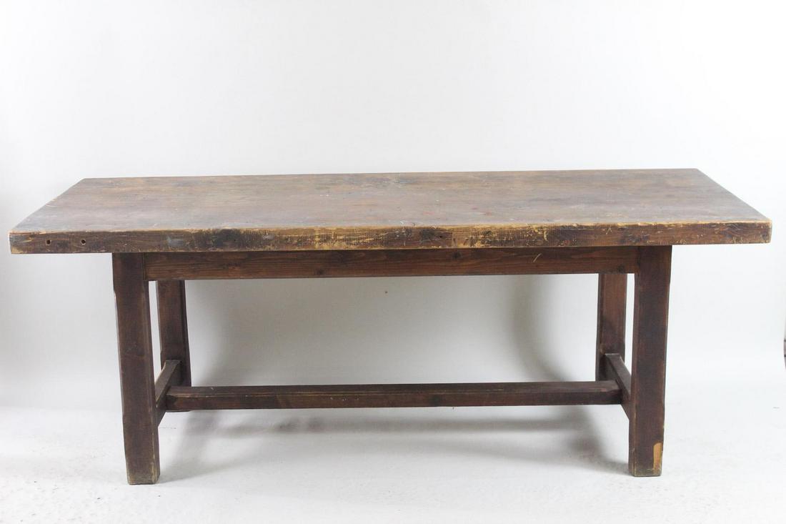 Industrial Wood Work Table of Artist Mihail Chemiakin,2 (1 of 11)