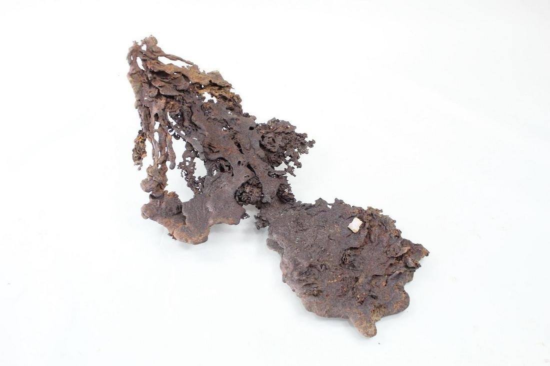 Brutalist Metal Slag Found Art Sculpture, Chemiakin, 25: Abstract Metal Splatter Found Art, Chemiakin 25 of 35 Mixed metals Weight: 90 lbs Dimensions are 44 in h x 22 in w x 14.5 in d. This metal slag piece was handpicked by artist Mihail Chemiakin (b.1943)