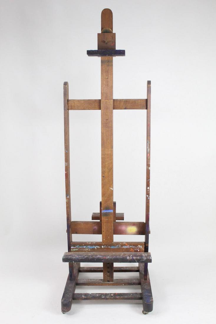 Antique Painting Easel of Artist Mihail Chemiakin 3/3 (1 of 8)