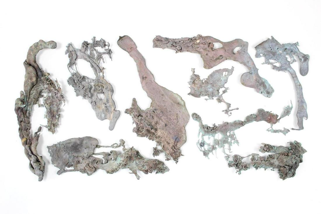 Brutalist Slag Found Art Sculpture Group, Chemiakin, 3 (1 of 20)