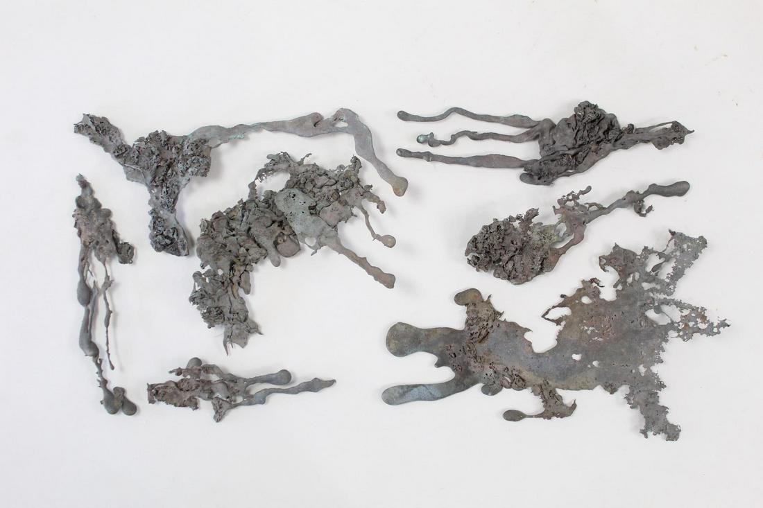 Brutalist Slag Found Art Sculpture Group, Chemiakin, 6 (1 of 19)