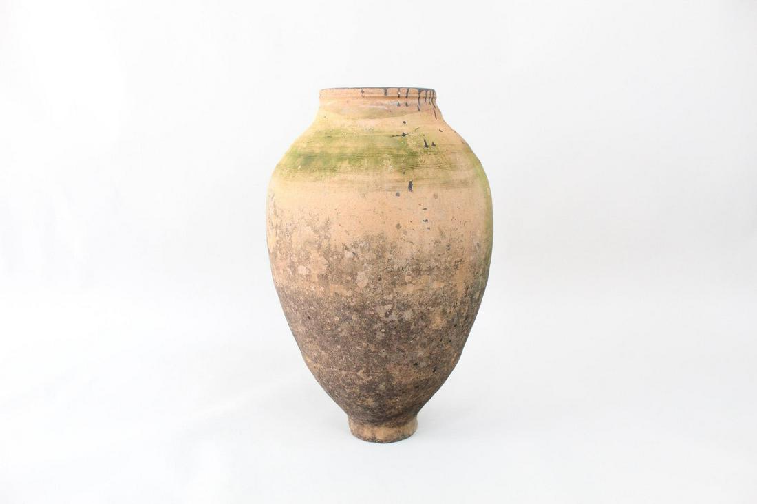 Antique Monumental Terracotta Olive Oil Urn Jug 1/7 (1 of 18)