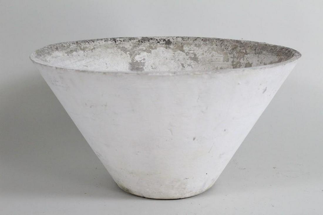Willy Guhl Industrial Cement Cone Bowl Garden Planter (1 of 8)