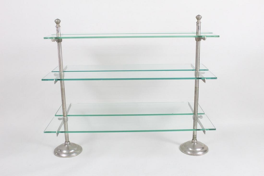 Metal & Glass 3 Tier 6 Shelf Double Sided Plant Stand (1 of 11)