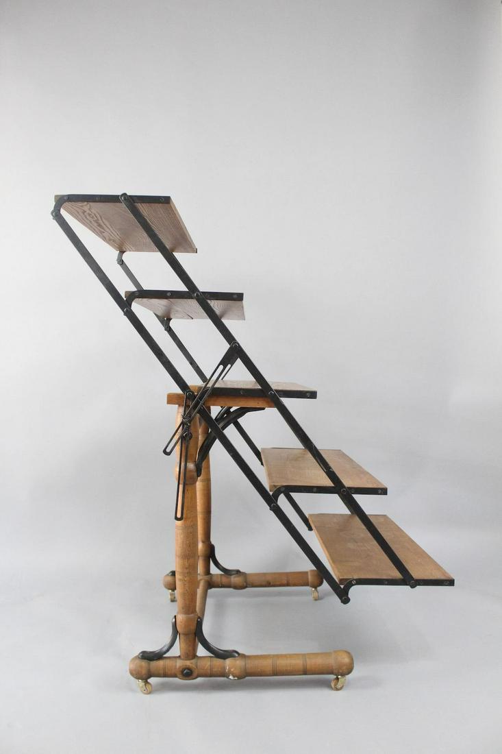 Convertible Multi-Position Folding Bookshelf & Table (1 of 11)