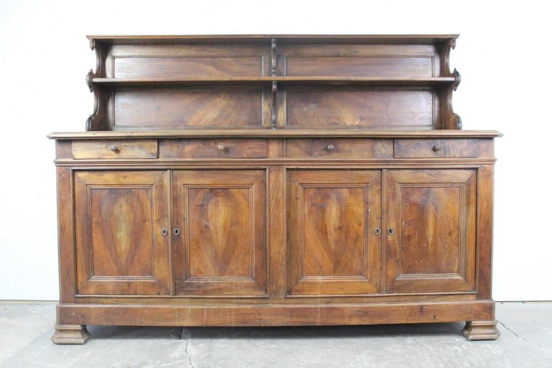 Large Antique Federal Style Buffet Sideboard Cabinet (1 of 19)
