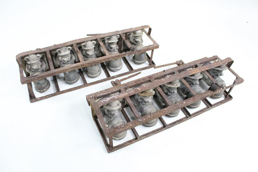 Set of 2 Industrial Doll Molds, Mickey Mouse Fireman (1 of 10)